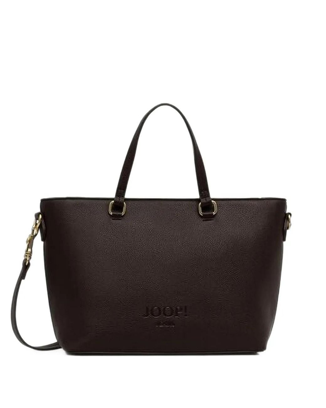 Joop! Black Cuore Lettera Ketty Logo-Embossed Tote Bag