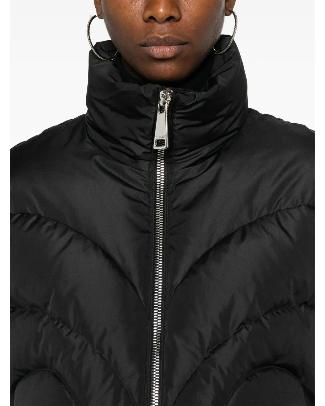 Khrisjoy Black Corazon Puffer Jacket