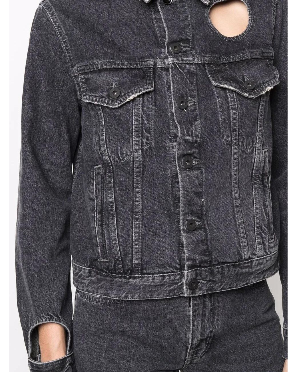 Off-White c/o Virgil Abloh Black Meteor Denim Jacket