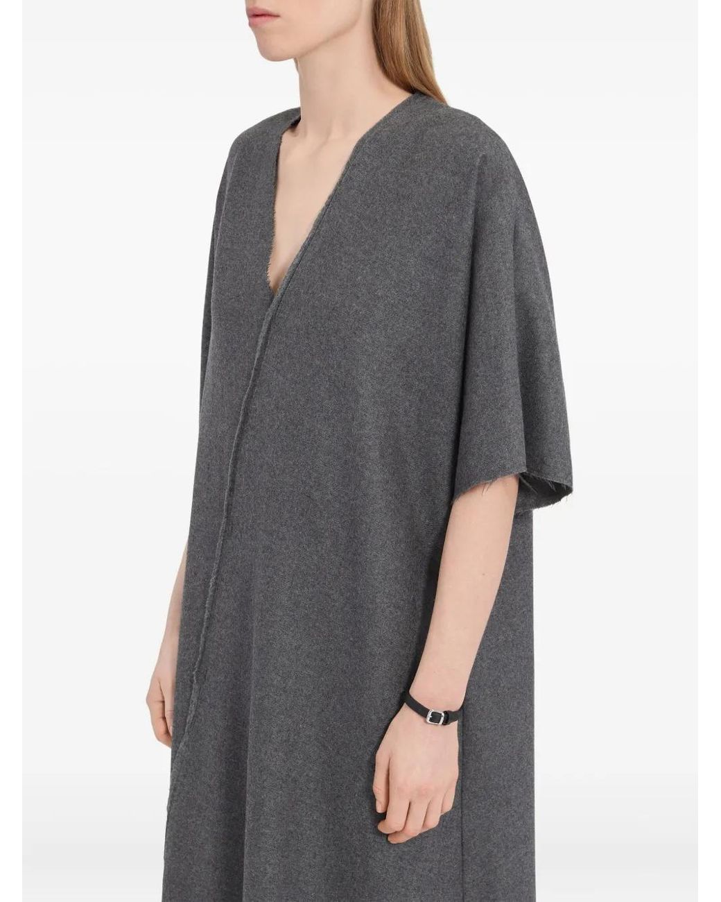 MM6 by Maison Margiela Gray Midi Dress