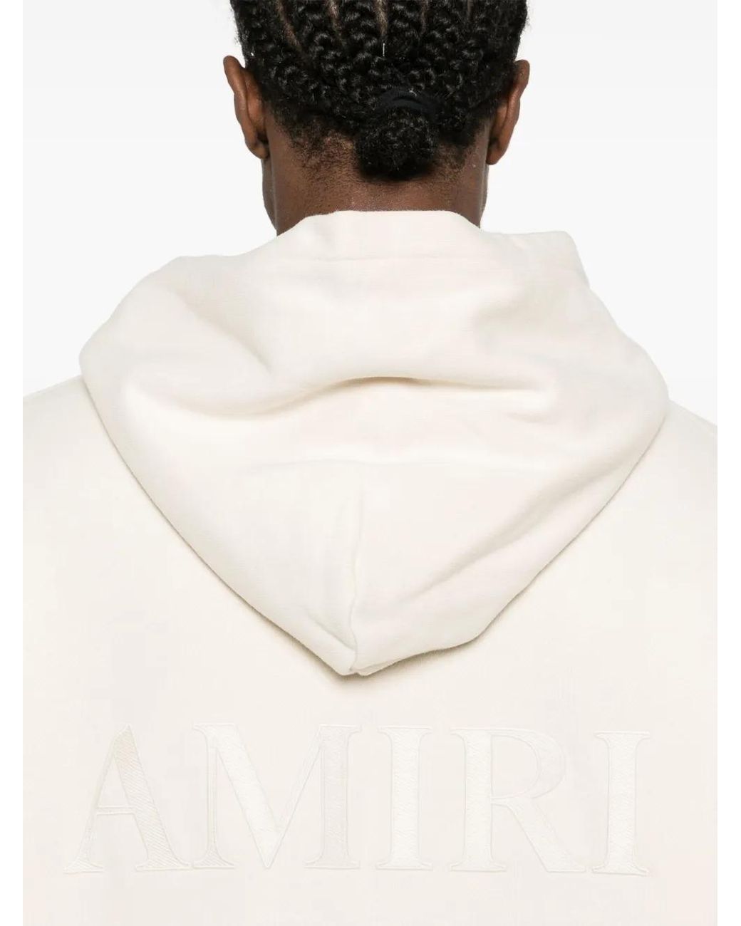 Amiri White Oversized Hoodie for men