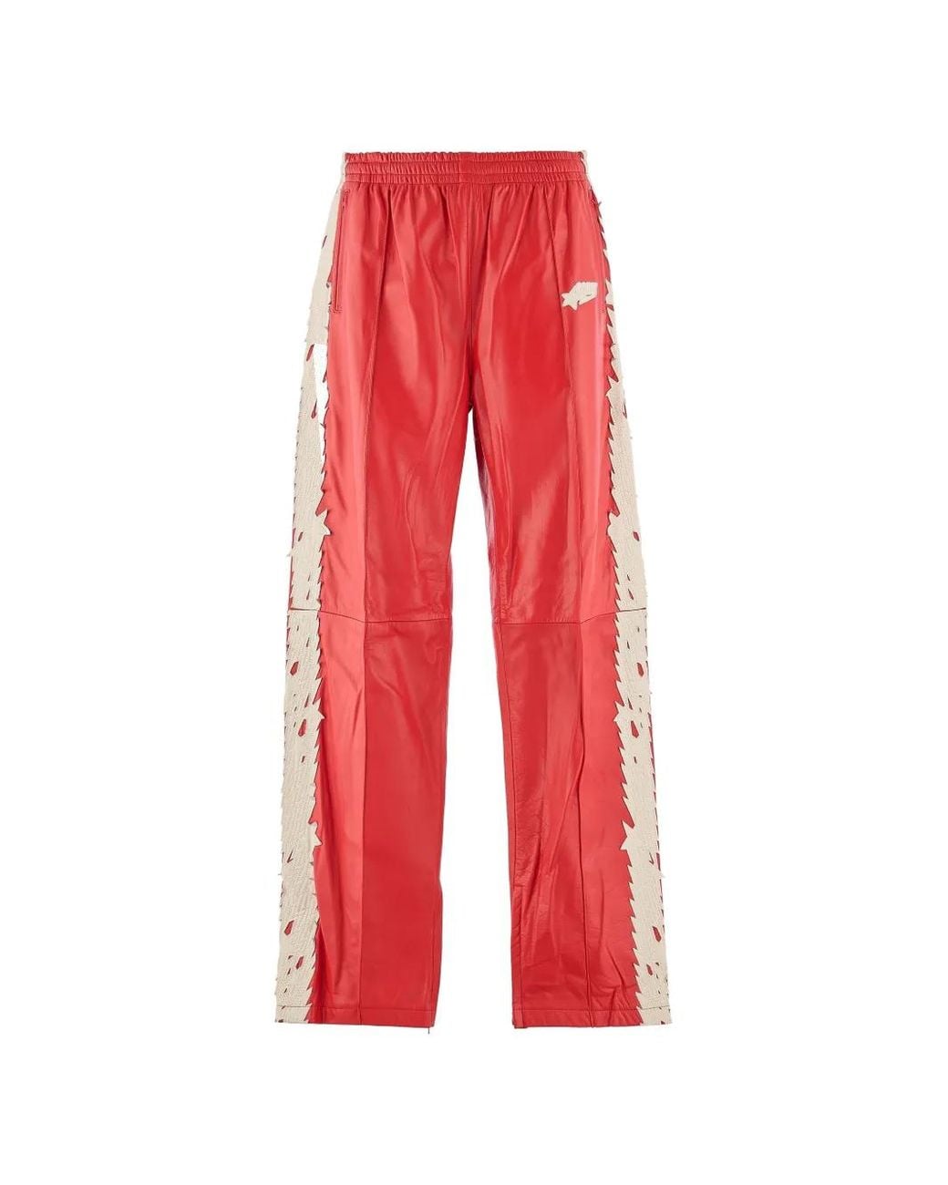SAINT Mxxxxxx Red X Bape Logo-Patch Star-Appliqué Track Pants for men