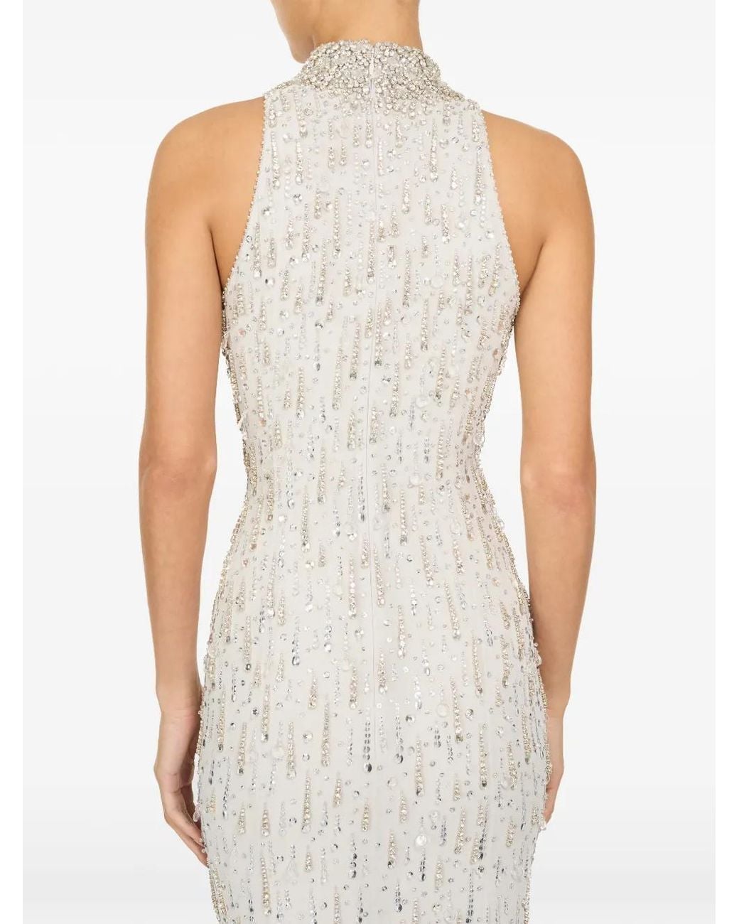 Jenny Packham White Robe Longue Santa Fe