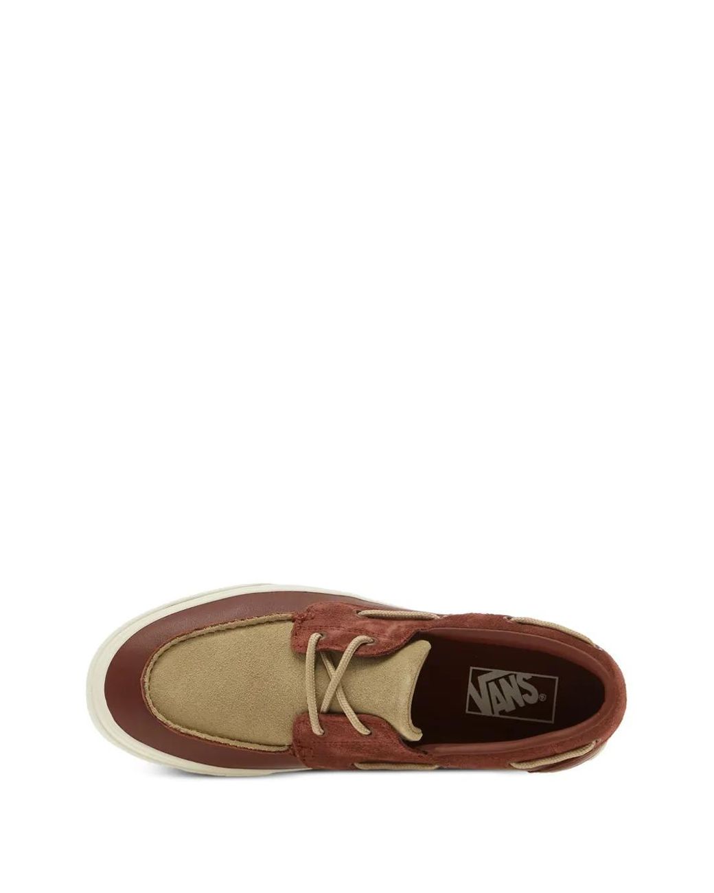 Vans Brown Leather Suede Sneakers