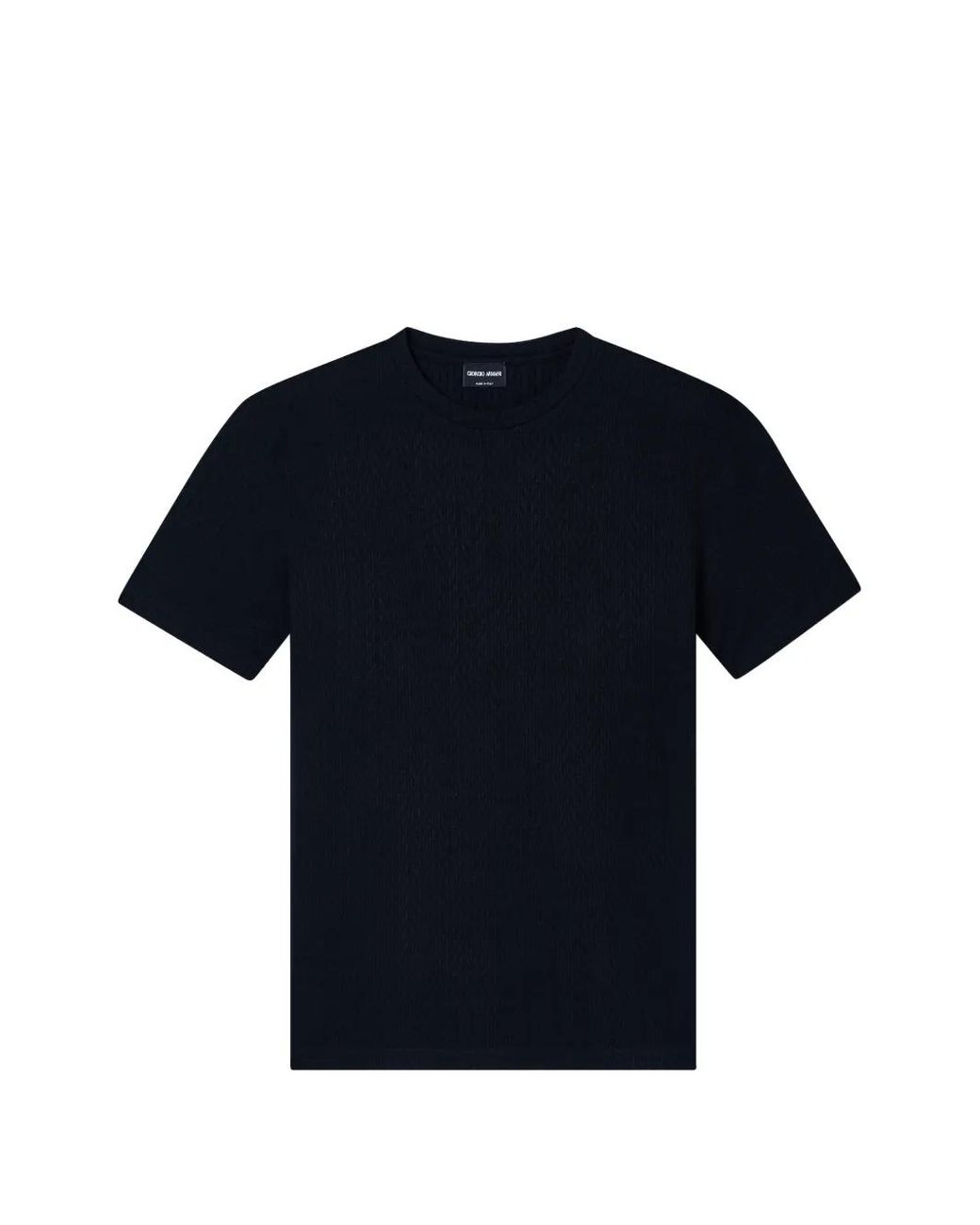 Giorgio Armani Black Blend T-Shirt for men