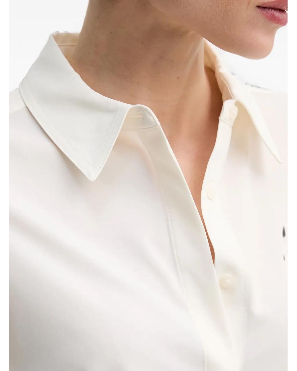 DKNY White Buttoned Shirt