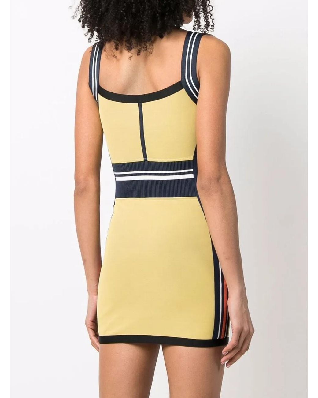 DIESEL Multicolor Panelled Slim-Cut Mini Dress