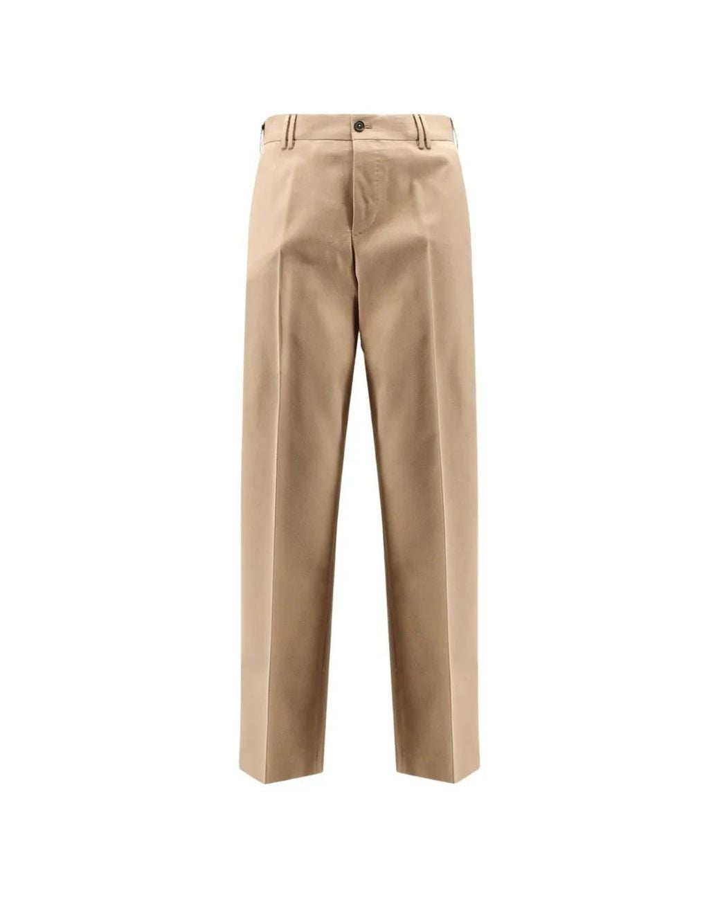 PT Torino Natural Edge Pressed-Crease Trousers for men