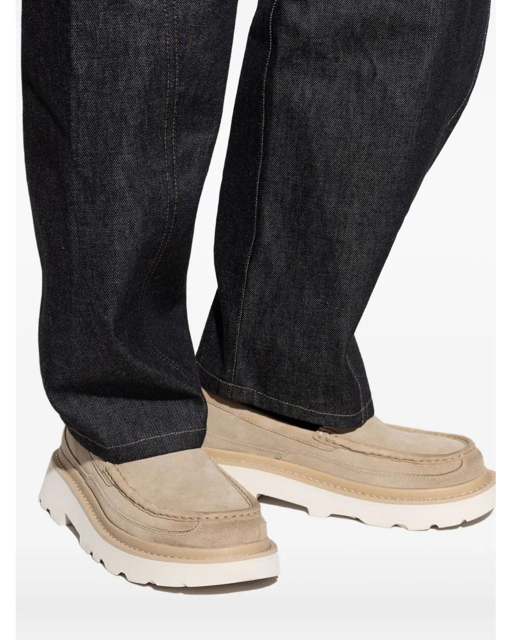 Ugg Ascot Loafer Aus Wildleder Mit Plateau in Natural für Herren