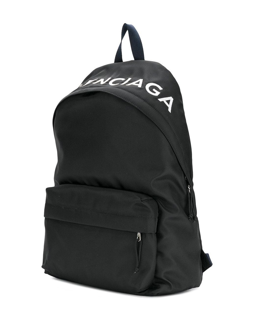 Balenciaga Wheel Logo Nylon Backpack in Black for Men | Lyst