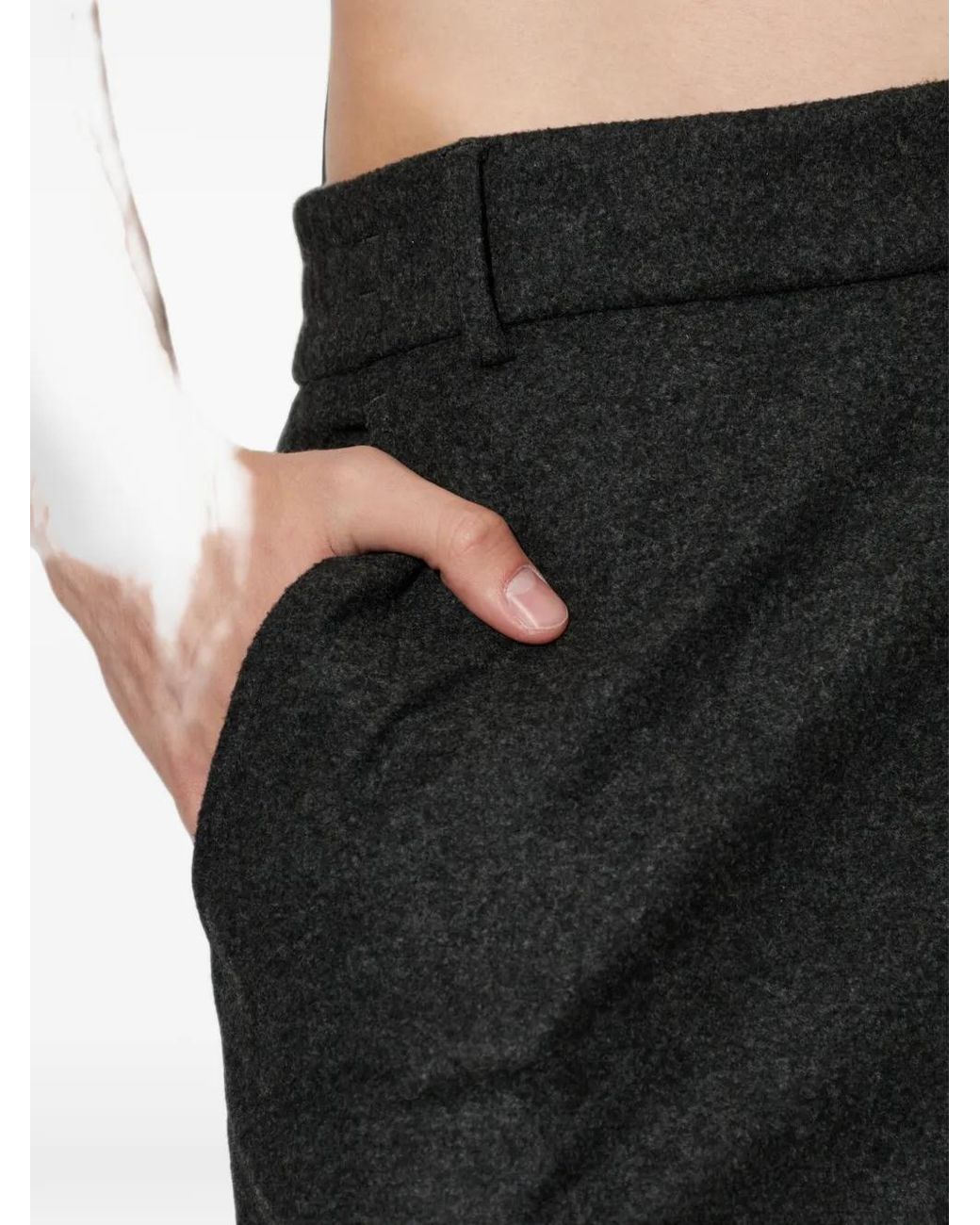 Moncler Black Straight-Leg Trousers for men