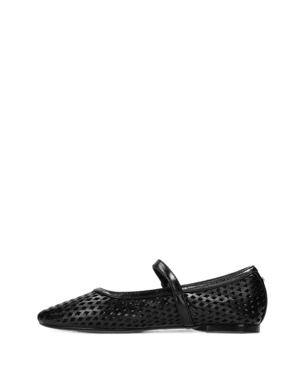 Mexx Black Ballerines Perforées À Boucle