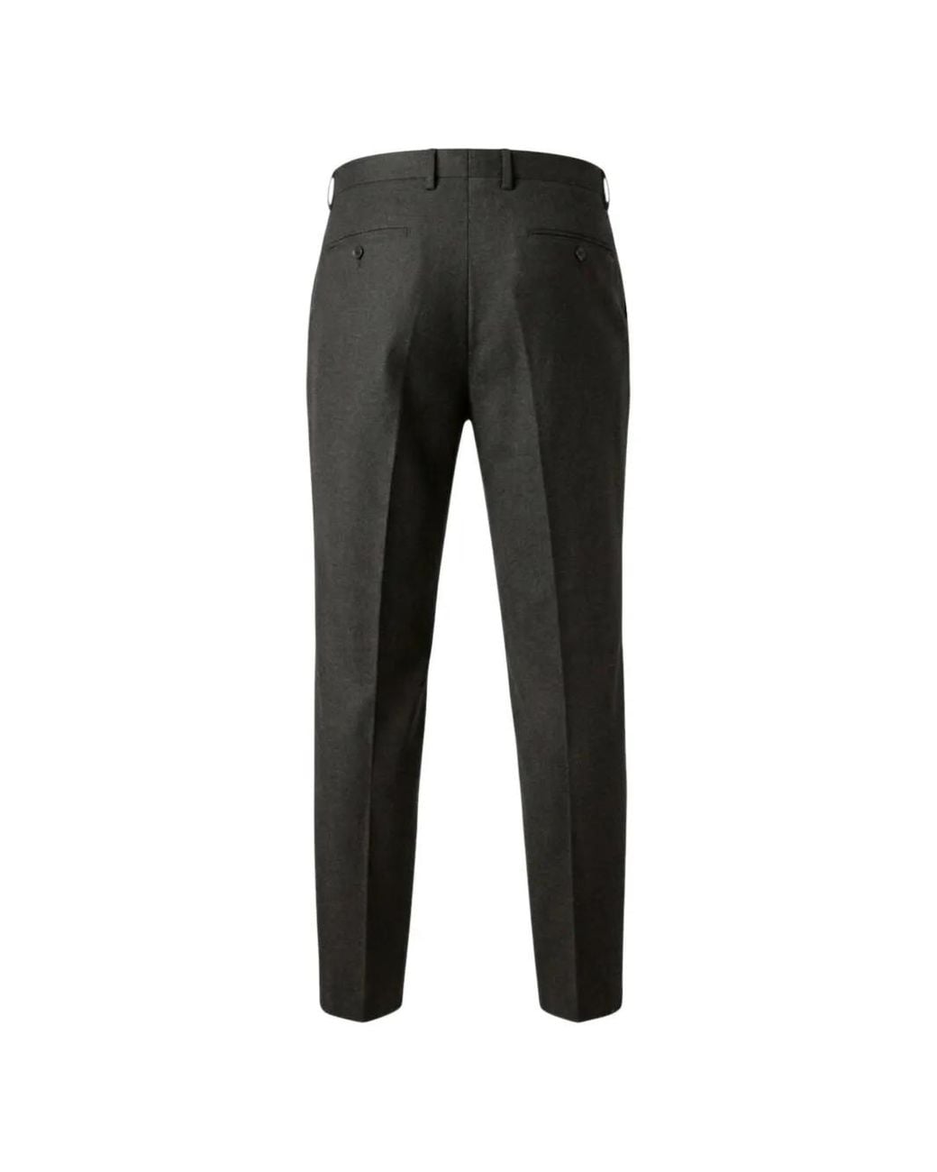 BE ABLE Black Pleated Tailored Trousers for men