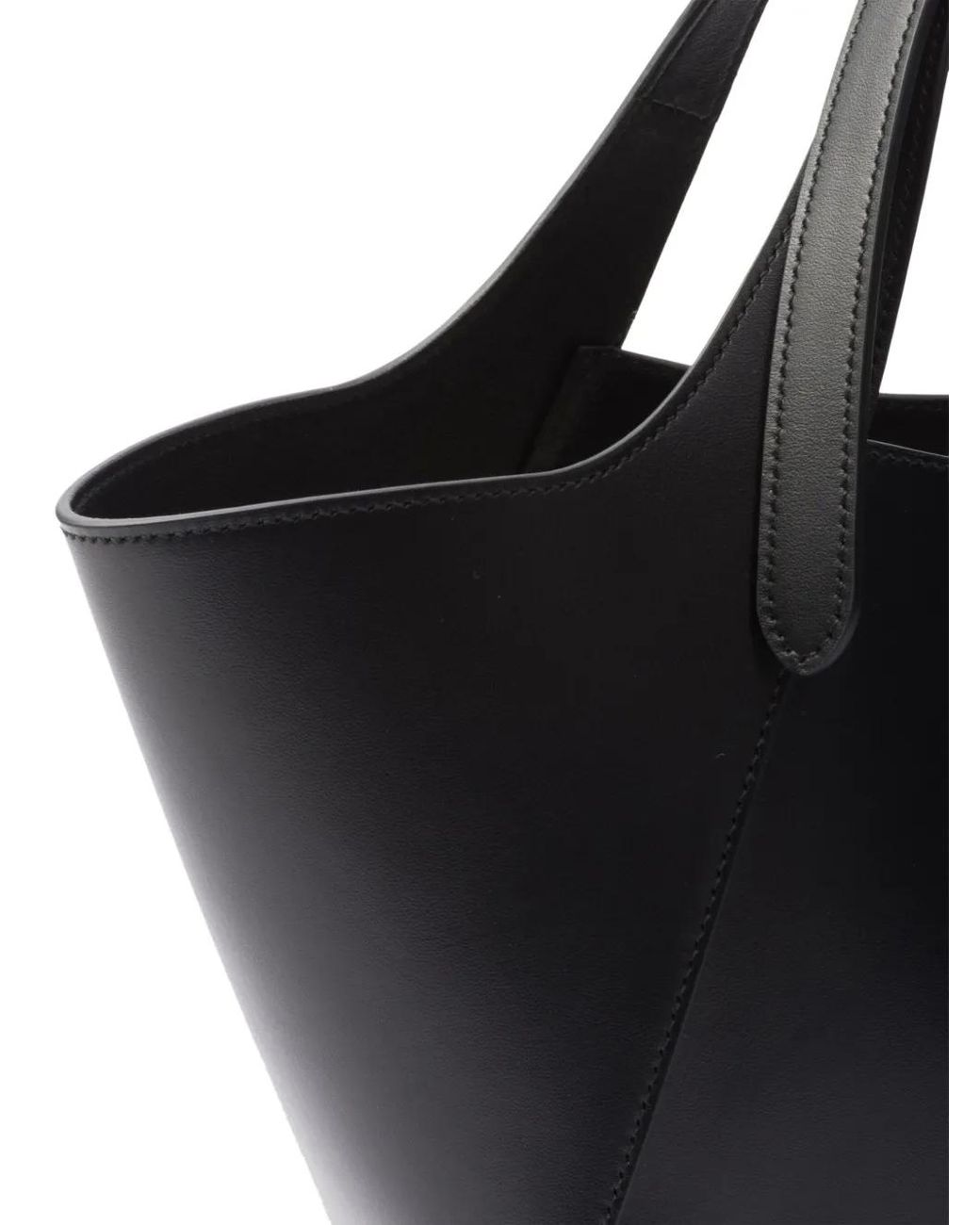 Borsa Tote Media Con Logo di Prada in Black