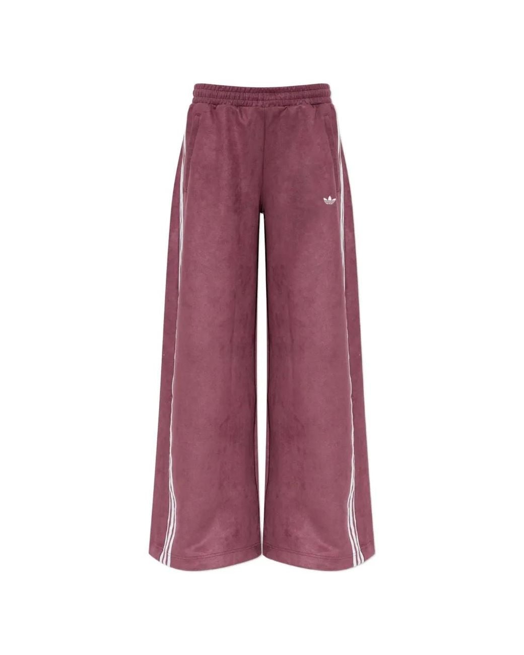 Adidas Purple Adilenium Season 6 Faux Suede Track Pant