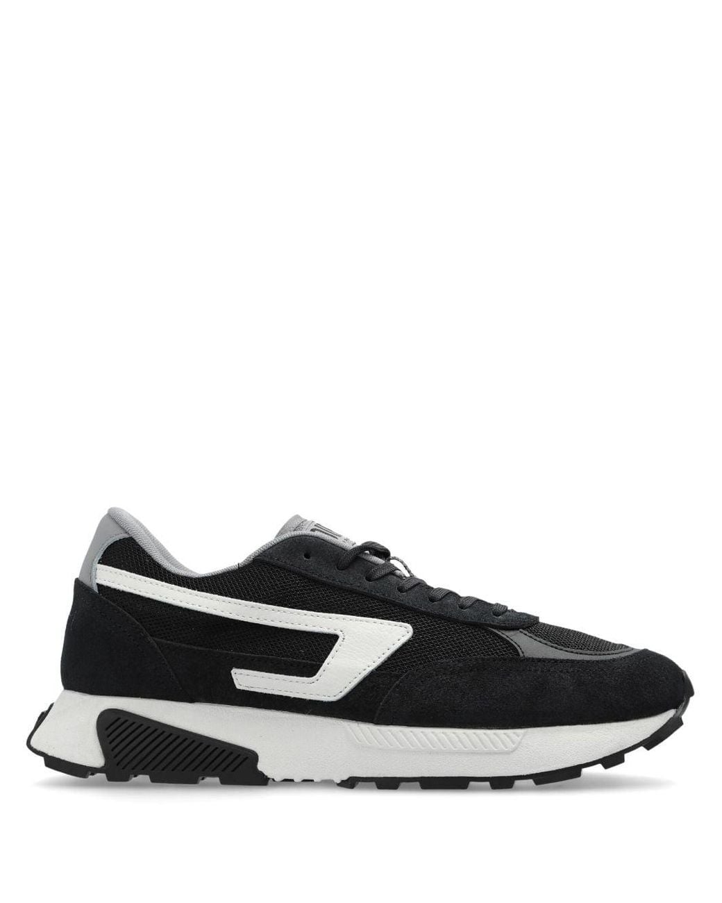 DIESEL S-Tyche D Logo Sneakers in Black for Men | Lyst