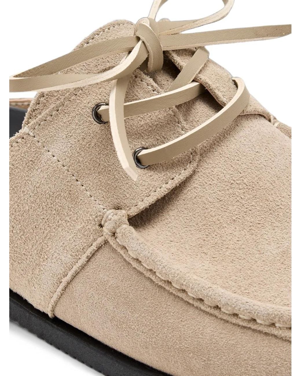 Goodnews White Kindlin Lace-Up Mules