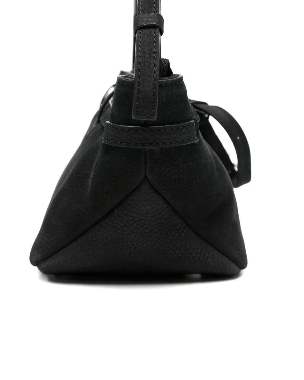 MARGE SHERWOOD Black Drawstring Shoulder Bag
