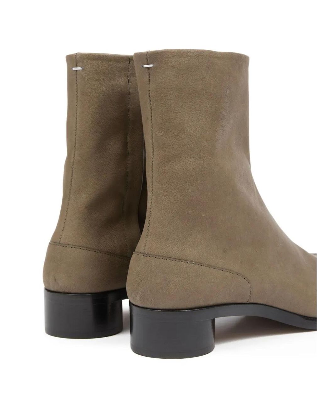 Maison Margiela Brown Tabi Ankle Boots for men