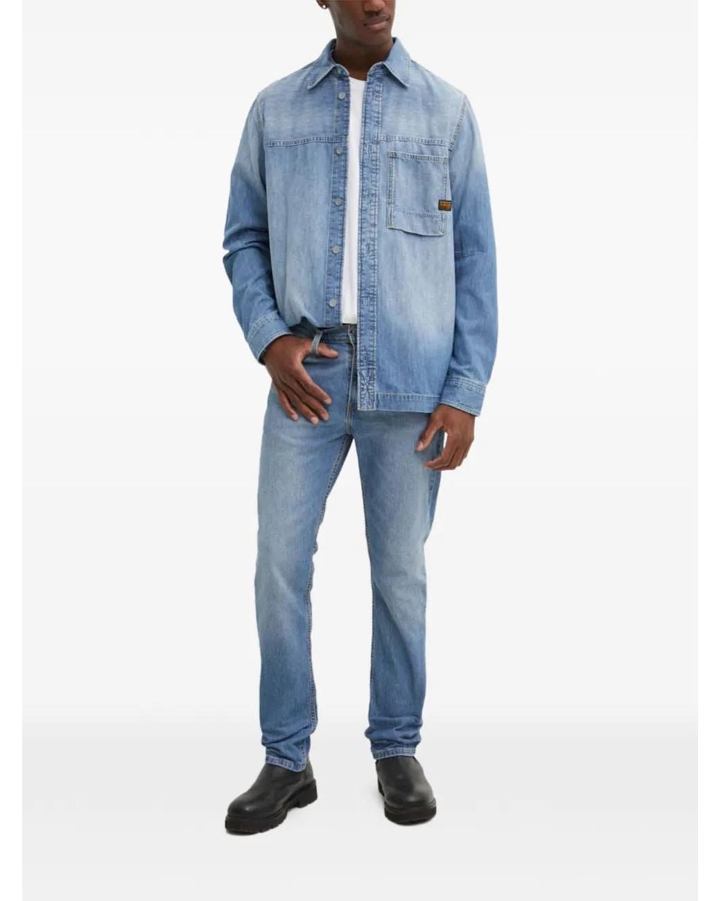 Levi's Blue Patch-Pocket Denim Jeans for men
