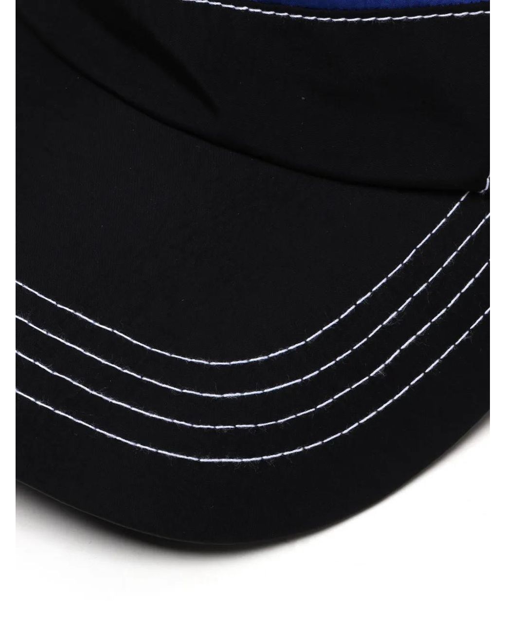 Adererror Black Colour-Block Panelled Cap