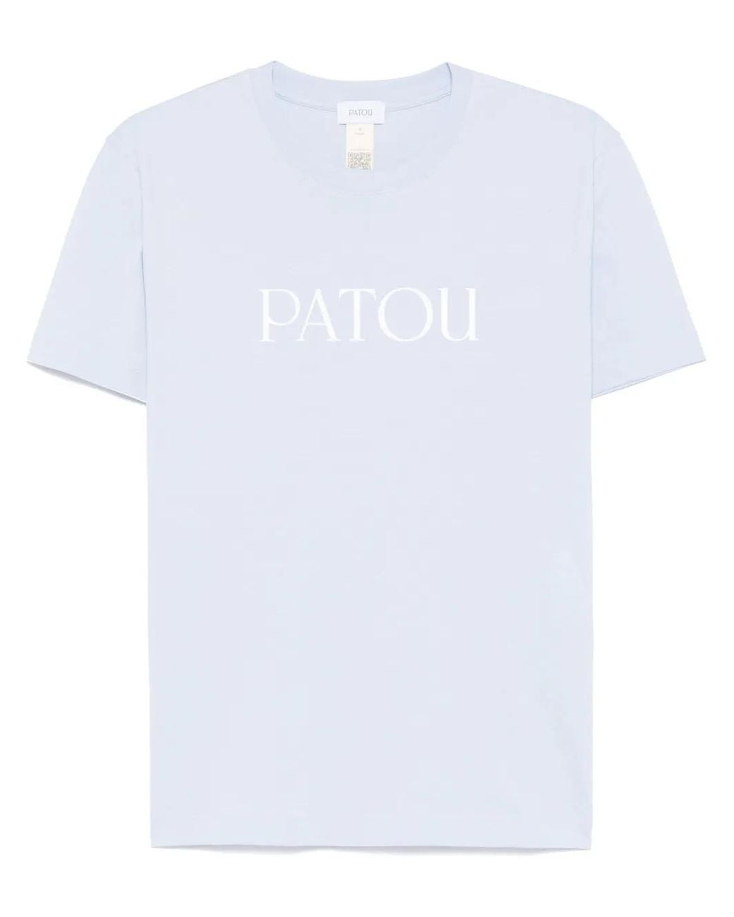 Patou White T-Shirt With Logo Print