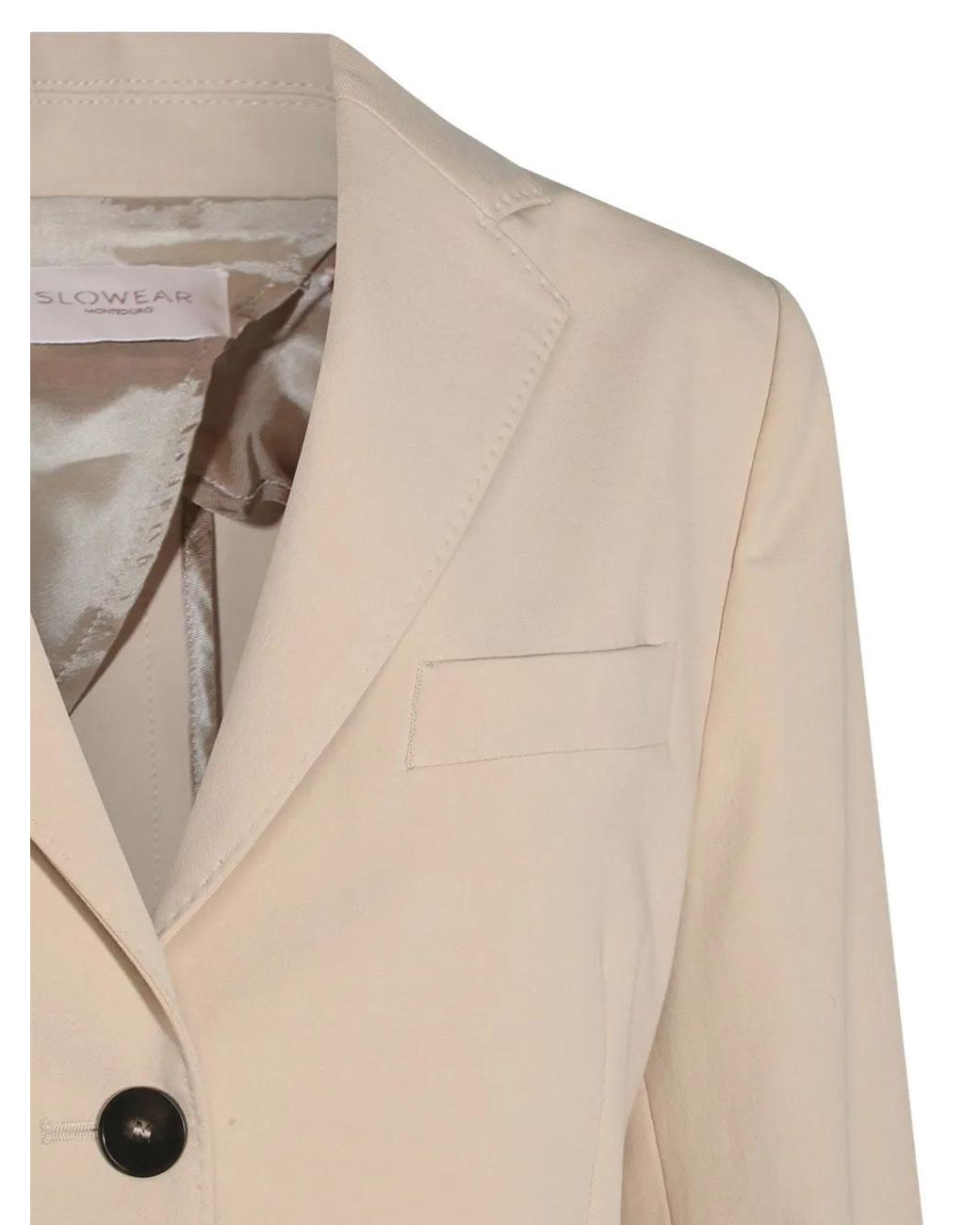 Montedoro Natural Single-Breasted Blazer