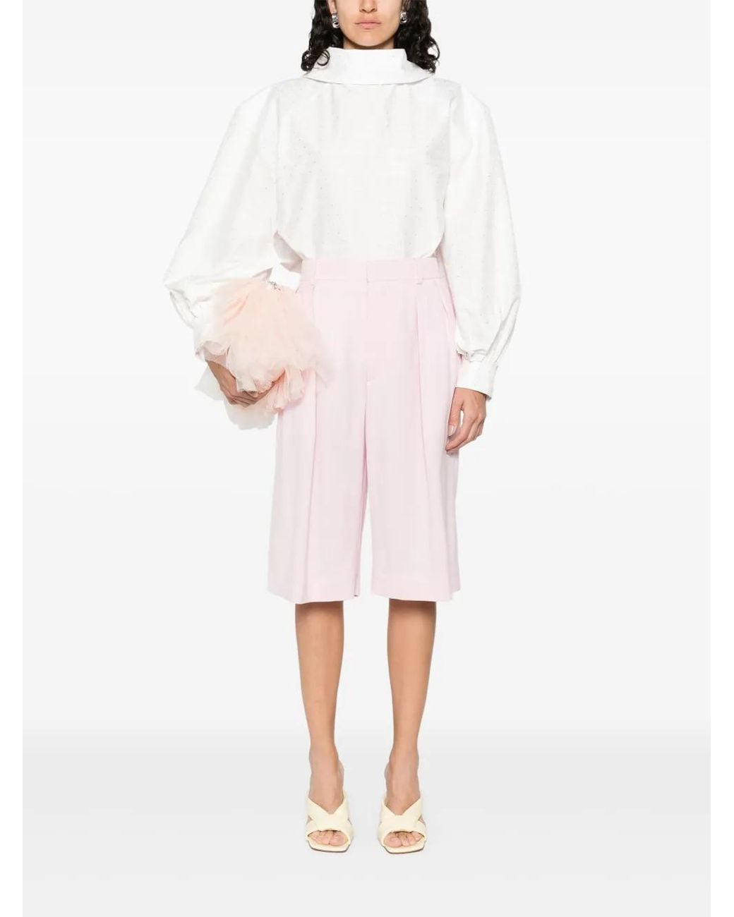 Marni White Cotton Blouse