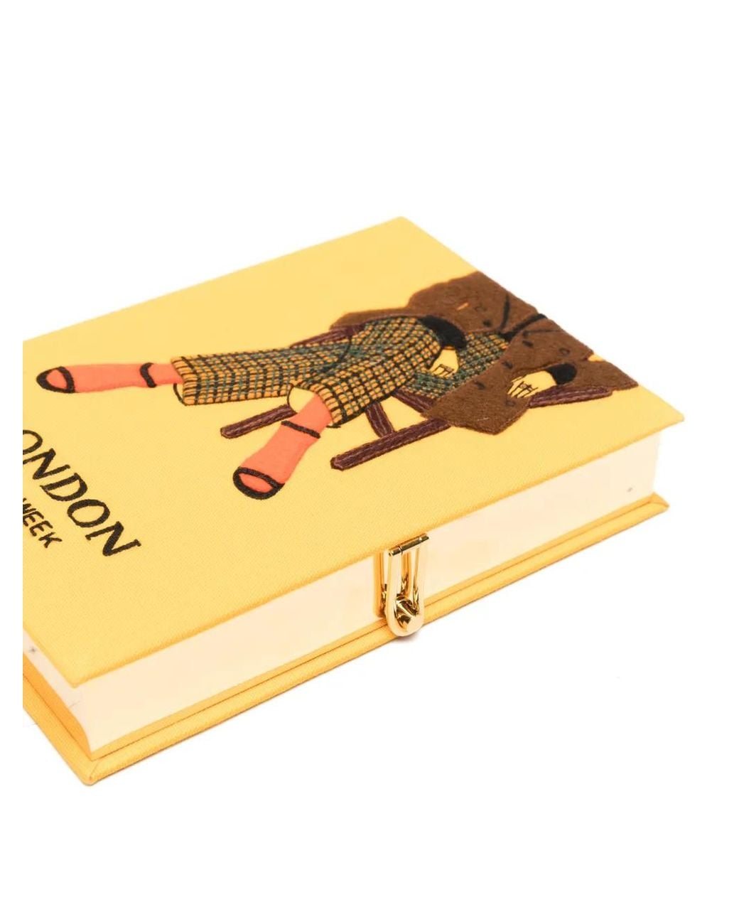 Olympia Le-Tan Yellow Pochette London Style Week