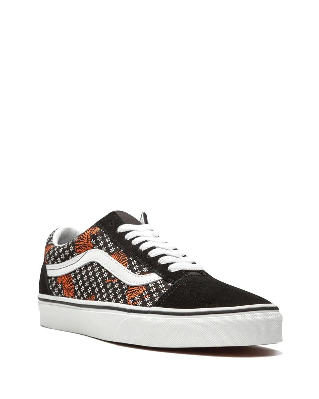 Vans Black Old Skool "Tiger Floral" Sneakers