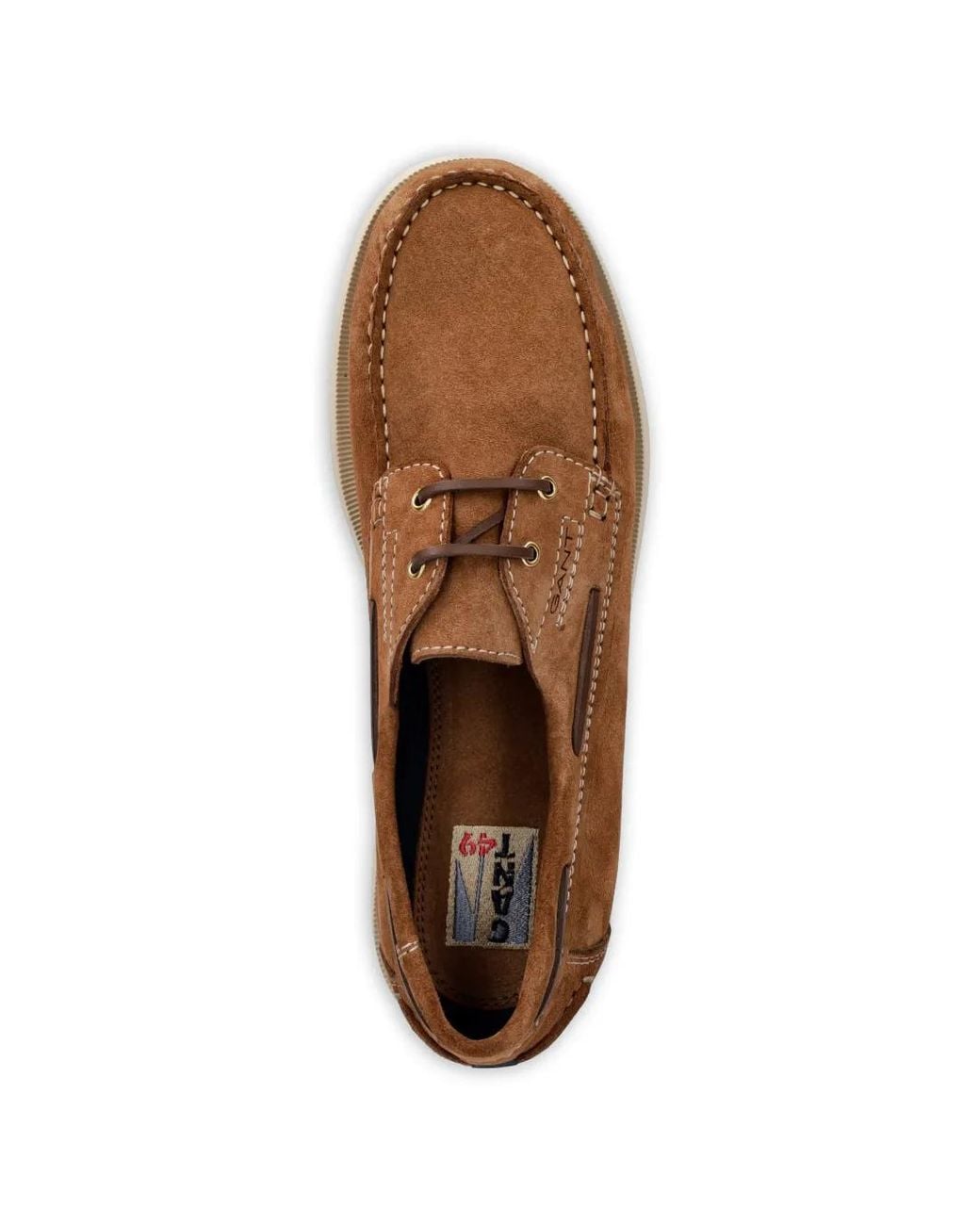 Gant Brown Suede Boat Shoes for men