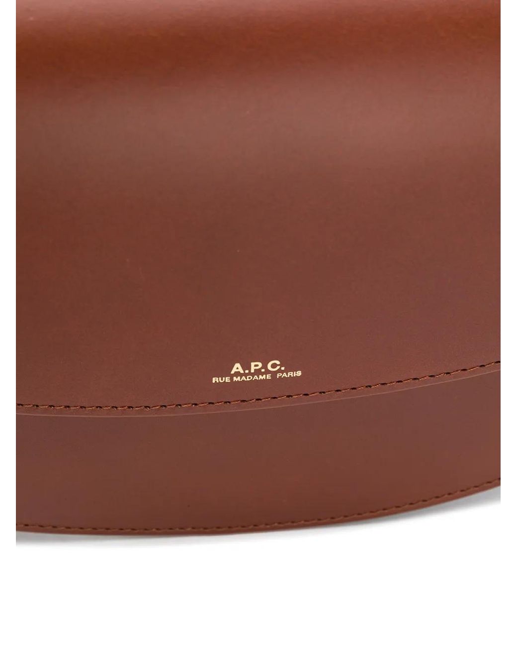 A.P.C. Brown Geneve Crossbody Bag