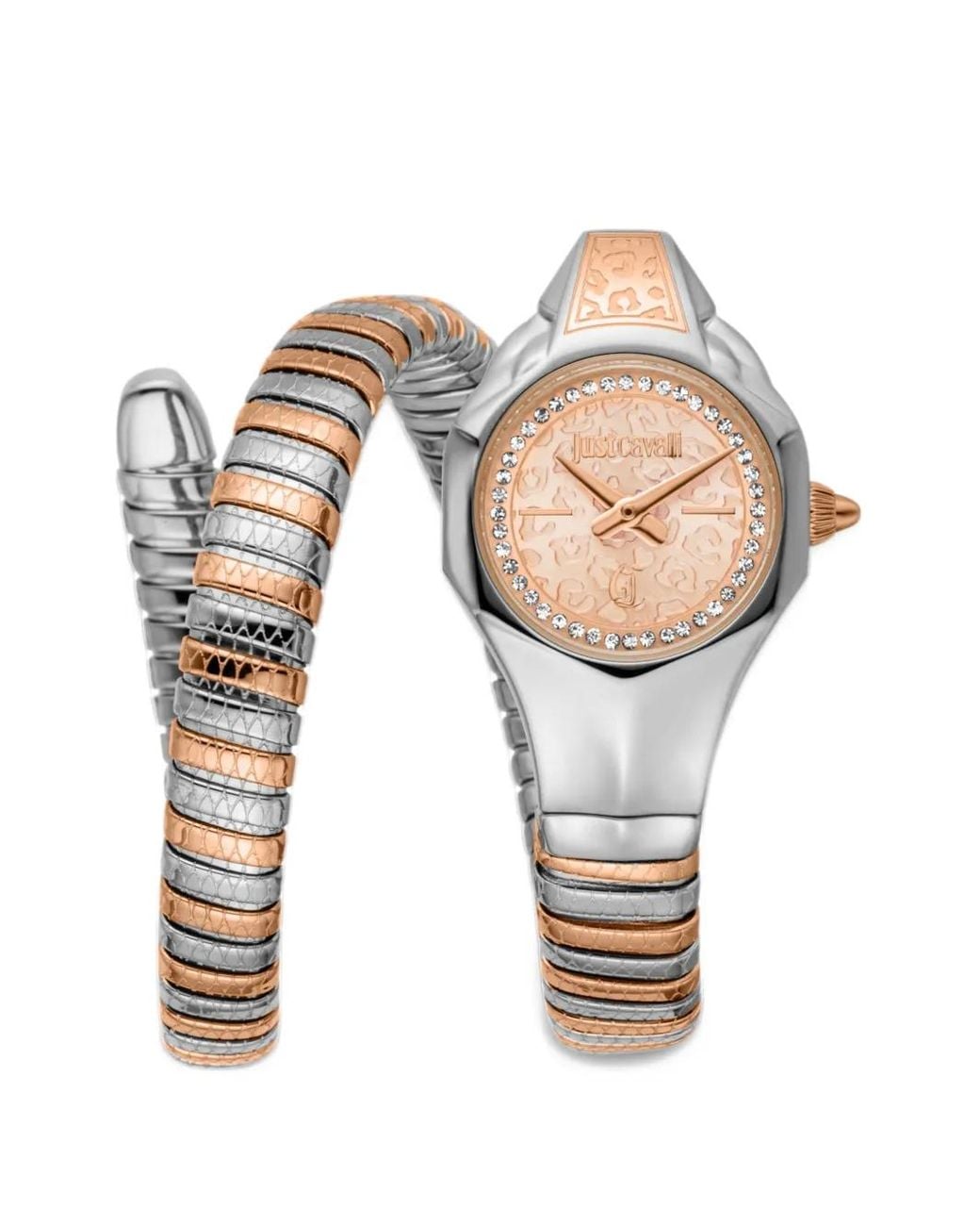 Just Cavalli White Fiore 22Mm Watch