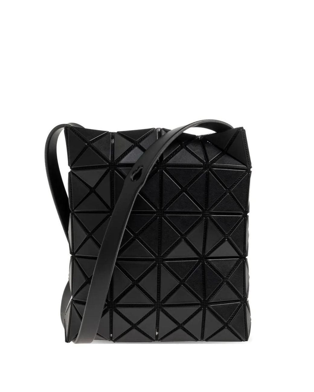 Issey Miyake Black Prism Matte Shoulder Bag