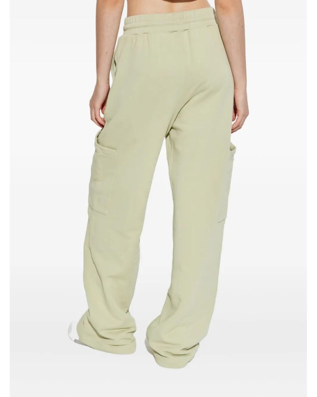 Off-White c/o Virgil Abloh Green Logo-Embroidered Cargo Pants
