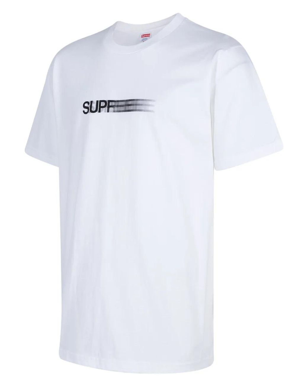 Supreme White Motion Logo "Ss23
