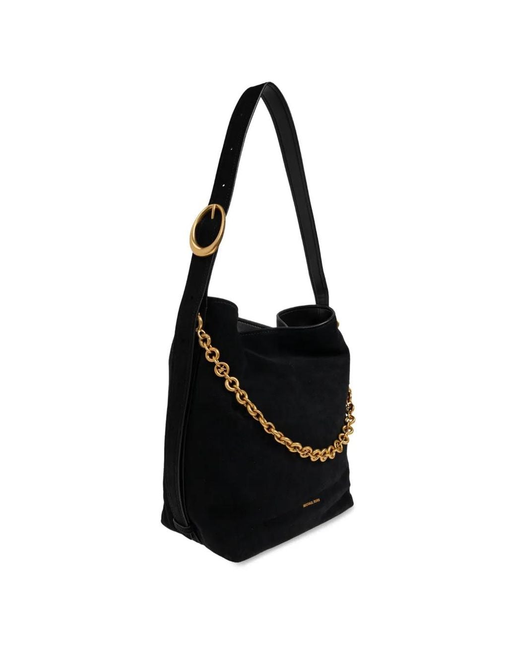 MICHAEL Michael Kors Black Sac Porté Épaule Nolita En Cuir À Détail De Chaîne