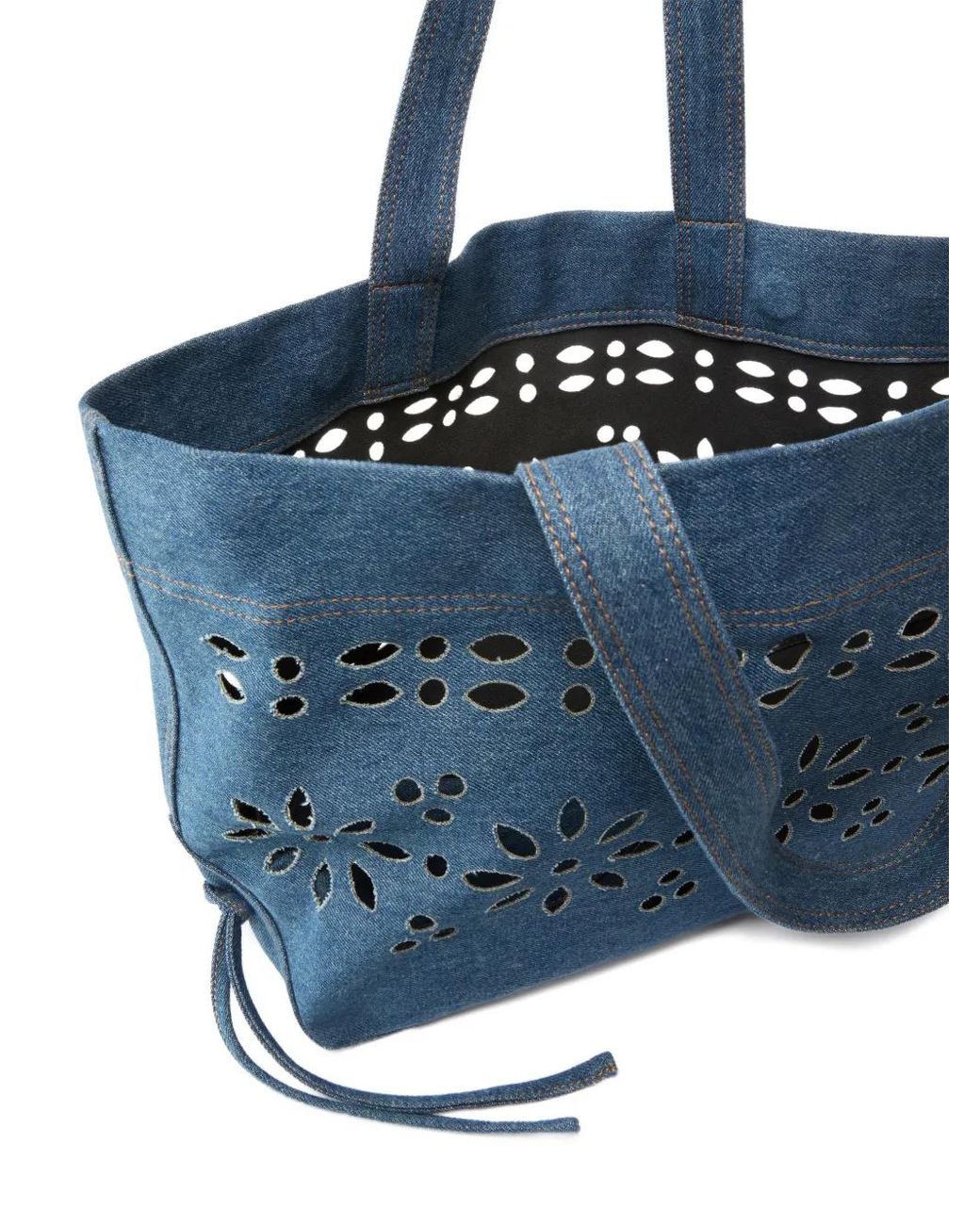 Pinko Blue Medium Shopper Bag