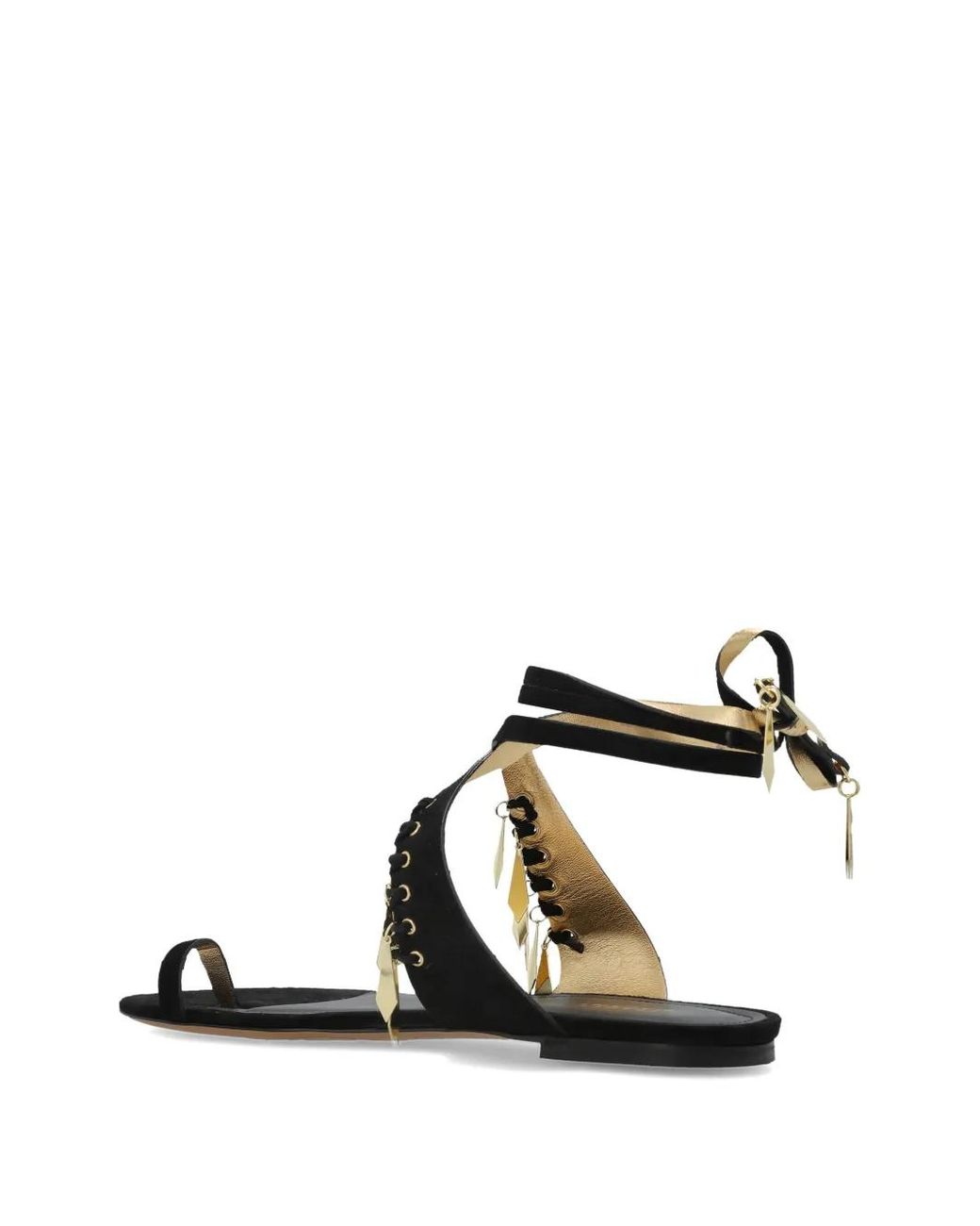 Isabel Marant Black Dreena Embellished Sandals