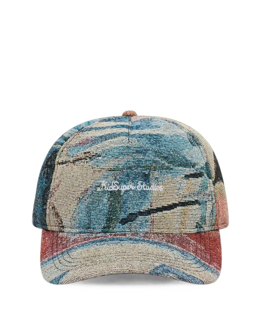 Kidsuper Blue Jacquard Script Logo Cap for men