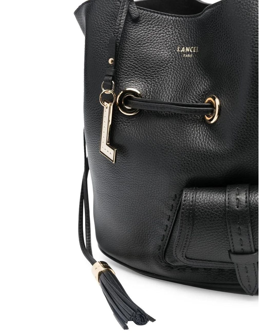 Lancel Black Medium Premier Flirt Bucket Bag