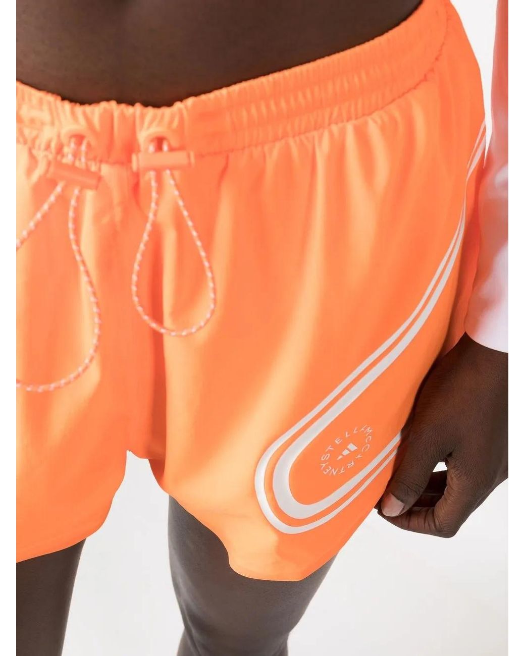 Adidas By Stella McCartney Hardloopshorts in het Orange