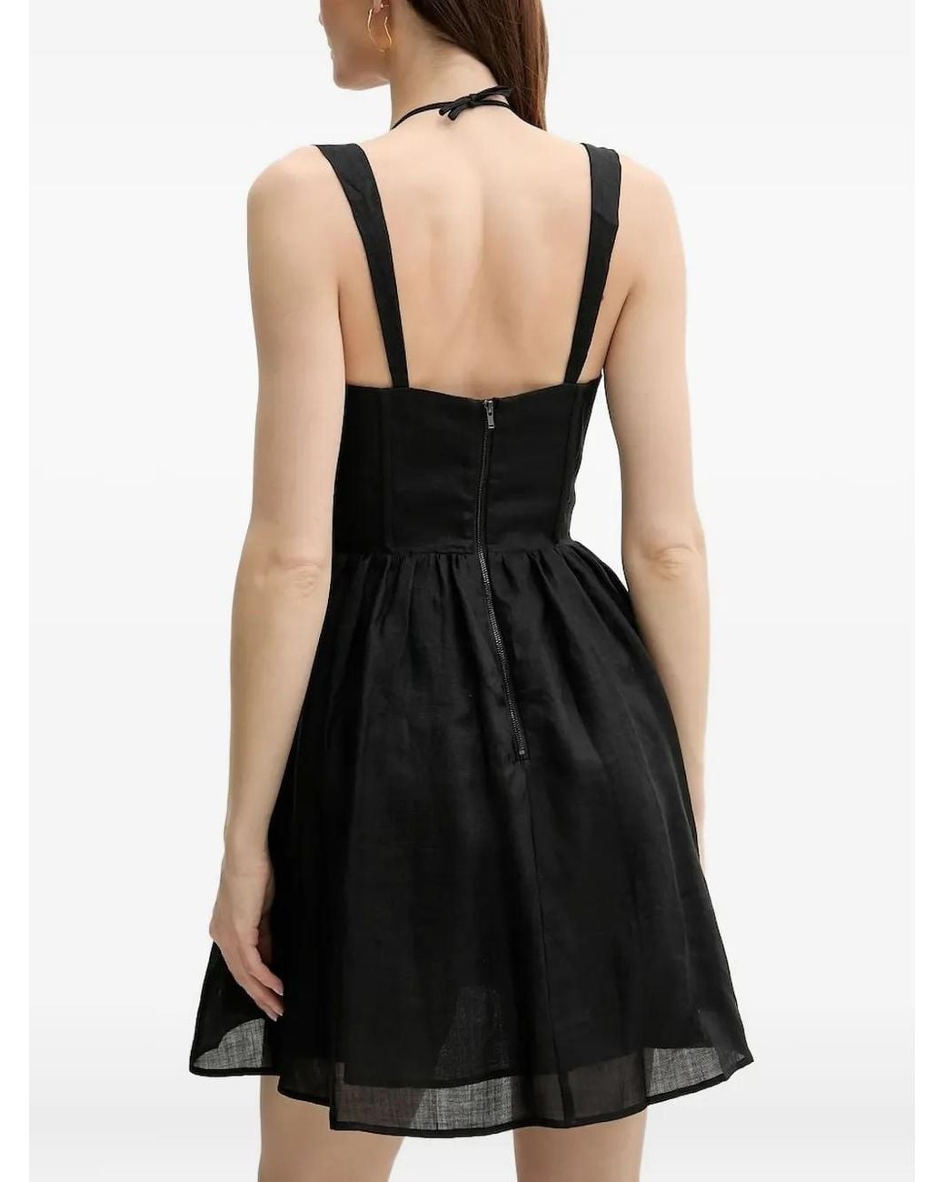 knee length dresses for ladies Bardot Elsie Corset Mini Dress