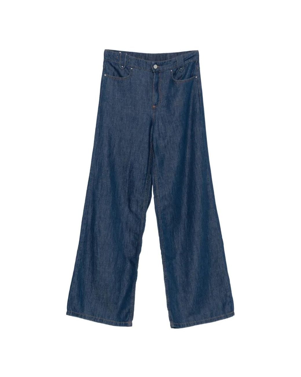 iBlues Blue Wide-Leg Jeans