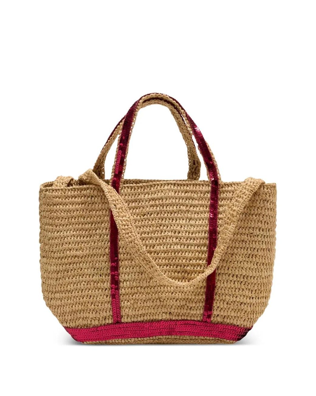 Vanessa Bruno Brown Double-Handle Tote Bag