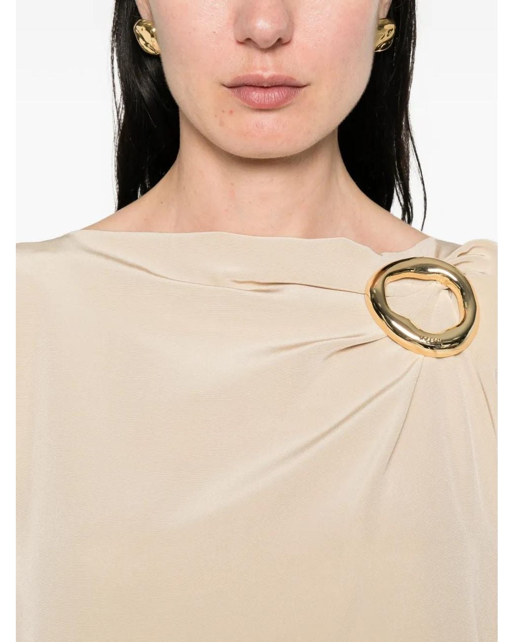 Robe Anika À Détail D'Anneau Joseph en coloris White