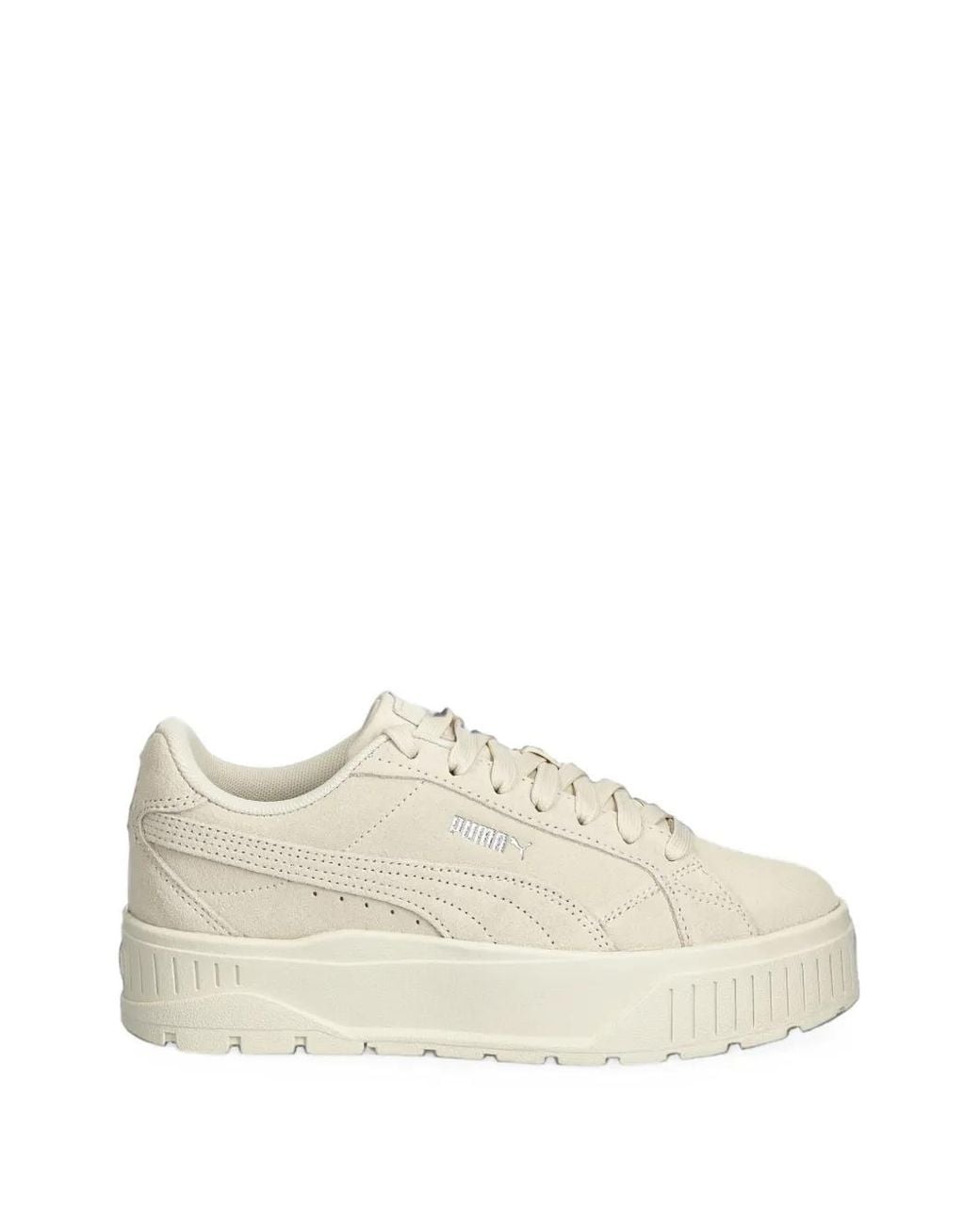 PUMA White Baskets Karmen Ii À Plateforme