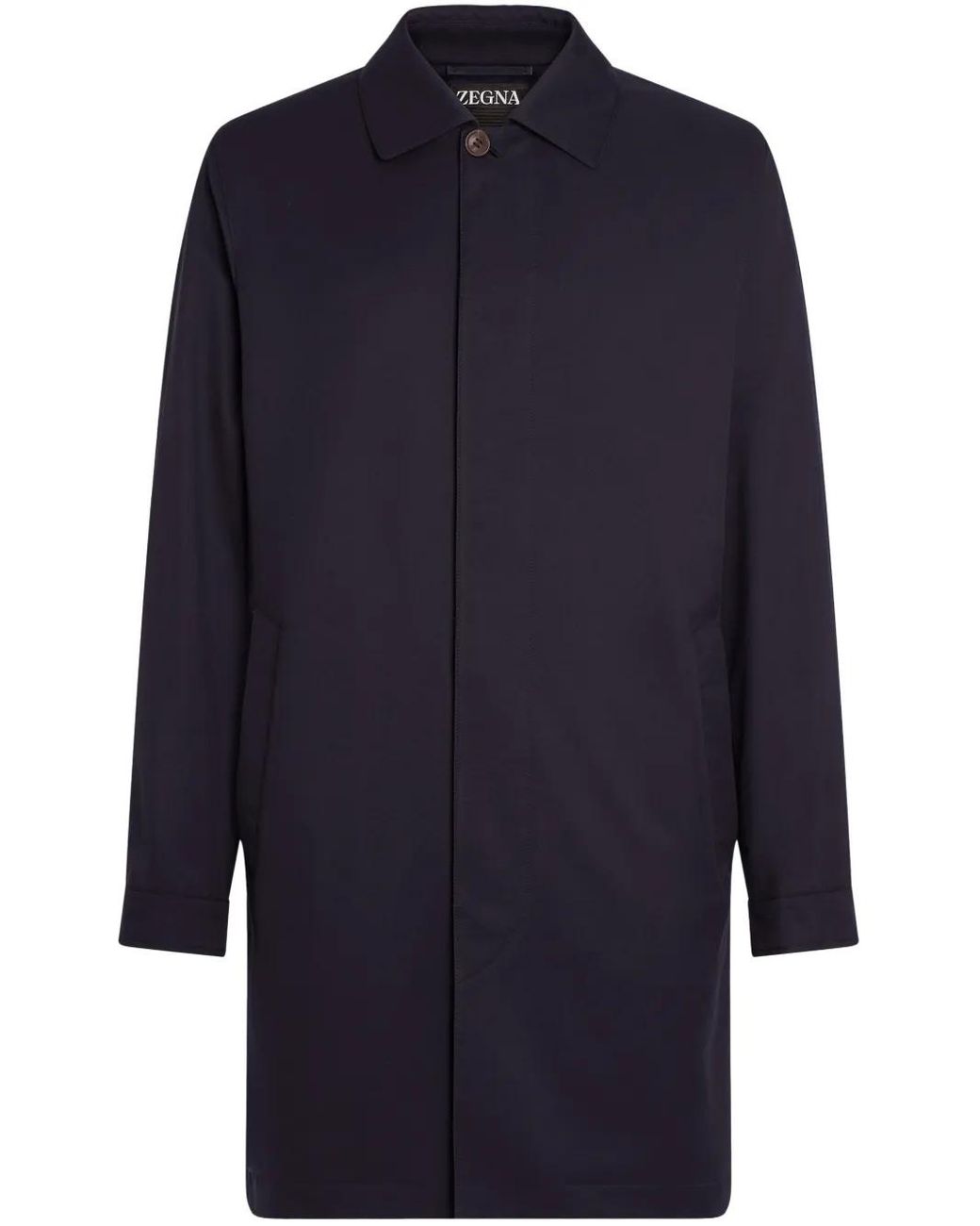 Zegna Blue Motorin 300Cc Raincoat for men