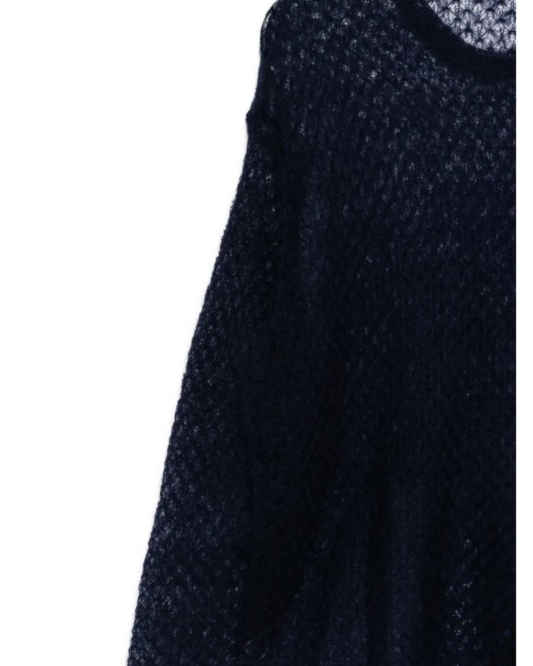 JNBY Blue Meshed Sweater