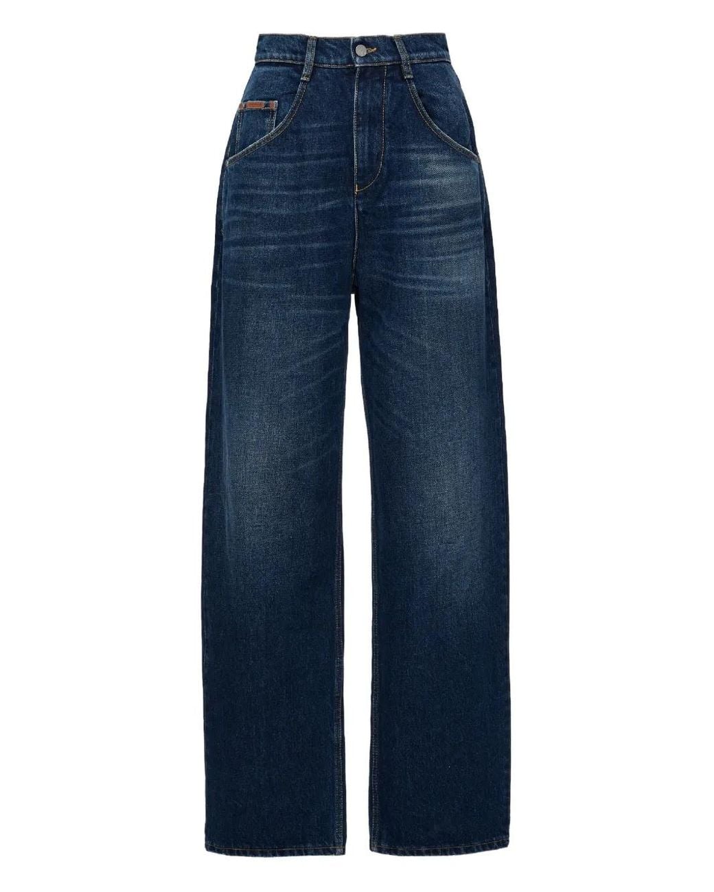 No44 Blue Ellis High-Waisted Jeans